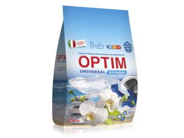 Стиральный порошок OPTIM UNIVERSAL "ОРХИДЕЯ" 2,4 кг