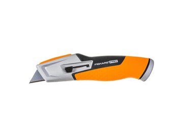 Строительный нож с выдвижным сменным лезвием Fiskars CarbonMax 1027223 в Барановичах 5 элемент