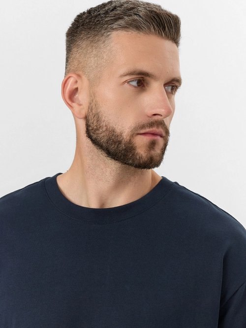 Футболка мужская синяя, фото 4 из 5