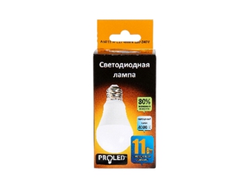Лампа светодиодная Proled  A60 11W 4000K E27