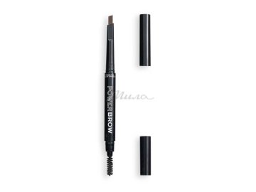 Карандаш для бровей RELOVE REVOLUTION Power Brow контурный со щеточкой