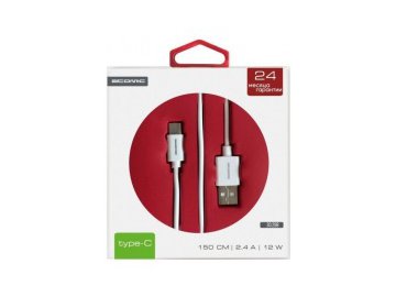 Кабель usb - type-c atomic hq-base 30241 (type-c, 100 см, белый) Электросила