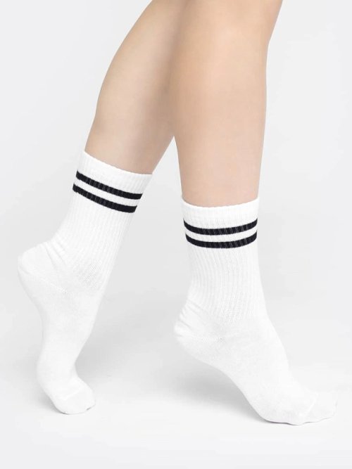 Носки женские белые длинные, фото 2 из 15