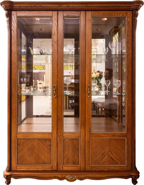 Шкаф-витрина 3д «Алези» П1.350.0.05 (П350.05), фото 3 из 4