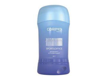 Дезодорант-антиперспирант CORIMO Sport & Office в стике для тела твердый, 60 г