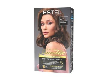 Крем-гель краска для волос ESTEL Color Signature, тон 7.7 Тирамису, 150 мл