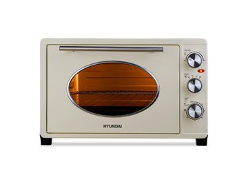 Мини-печь Hyundai MIO-HY084 (бежевый/хром)