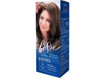 Краска для волос ESTEL Love Intense, тон 7/1 пепельно-русый, 100 мл
