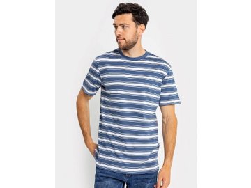 Футболка мужская белая в синюю полоску в Лепеле Марк Формель