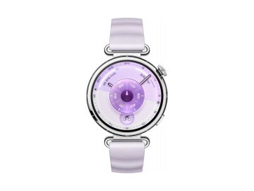 Умные часы huawei watch gt 6 41 мм (серебристый, с сиреневым силиконовым ремешком) Электросила