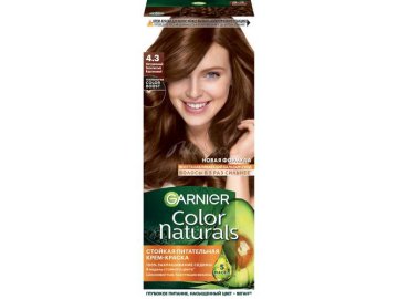 Мила акции Новолукомль - Крем-краска для волос GARNIER Color Naturals, тон 4.3 Золотисто-каштановый