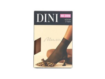 Акции Милы Ельск Только в сети «Мила» - Носки женские DINI Daily 40 ден, размер 23-25, цвет natural, 2 пары