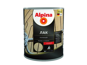 Лак Alpina Палубный глянцевый 2,5л