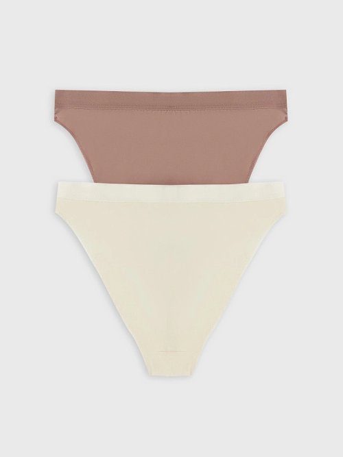 Трусы женские мультипак (2 шт.) в бежевом цвете, фото 8 из 27