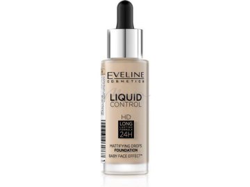 Мила акции Речица - Тональная основа EVELINE Liquid control жидкая, 32 мл, N015 light vanilla