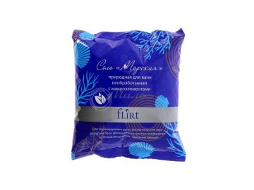 Соль морская для ванн FLIRT природная с микроэлементами, 1 кг