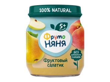 Пюре Топтышка яблоко-малина 190 г в Пинске Санта