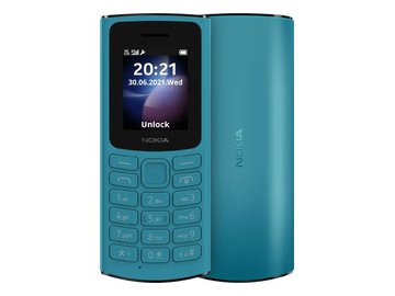 Мобильный телефон NOKIA 105 TA-1557 DS EAC1 CYAN на акции в магазинах 5 элемент