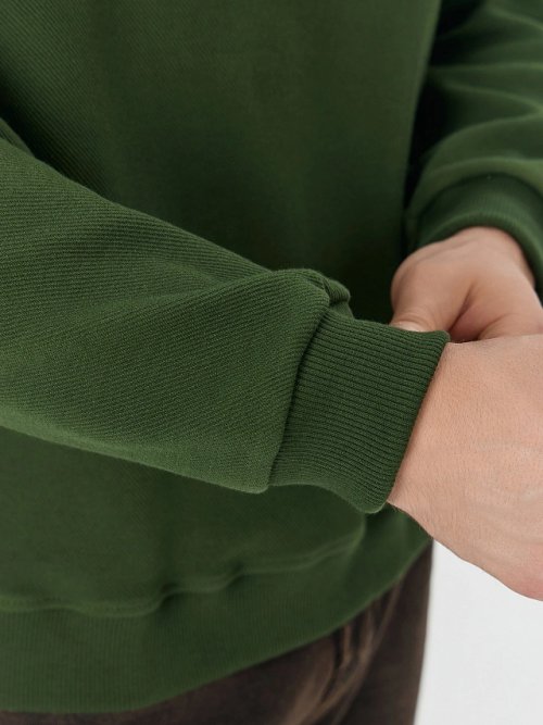 Толстовка мужская зеленая, фото 5 из 12