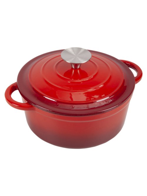 Кокот чугунный эмалированный Potty-2, 2 л, фото 5 из 11