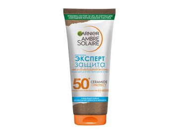 Молочко солнцезащитное  GARNIER Ambre Solaire Эксперт защита SPF50 + легкое, 175 мл
