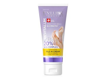 Крем для ног EVELINE Cosmetics Revitalum Отшелушивающий для очень сухой ороговевшей кожи, 75 мл