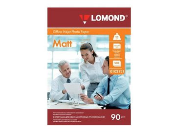 Фотобумага Lomond Матовая A4 90 г/кв.м. 500 листов (0102131)