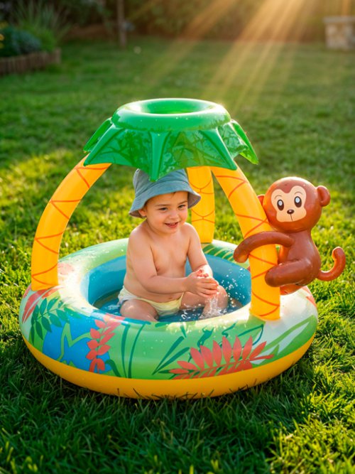 Бассейн надувной Funny Monkey, фото 8 из 48