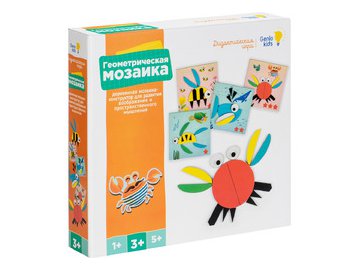 Настольная игра игра Genio Kids Геометрическая мозаика WGM на акции в магазинах 5 элемент