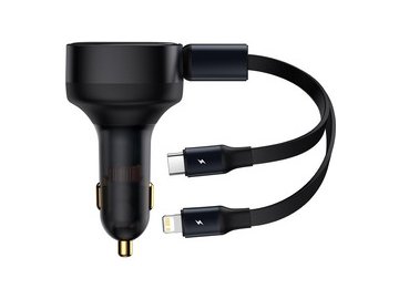 Автомобильное зарядное устройство Baseus CGTX000001 Black