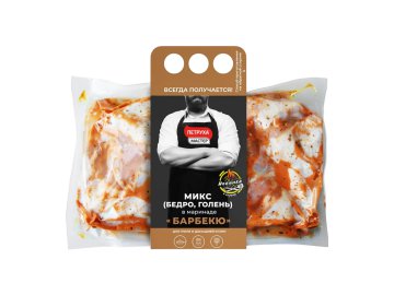Микс (бедро, голень) Петруха Мастер в маринаде Барбекю п/ф охлажденный 1,4 кг