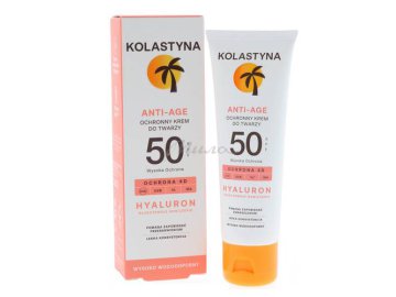 Мила акции Лепель - Крем для лица KOLASTYNA ANTI-AGE солнцезащитный SPF 50, 50 мл