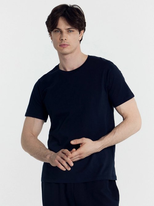 Футболка мужская в синем цвете, фото 7 из 7