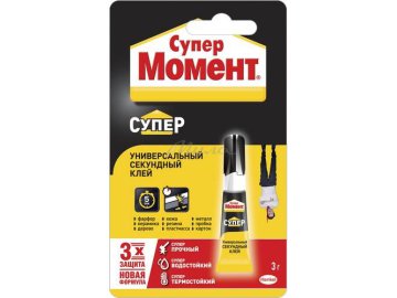 Клей HENKEL СуперМомент, 3 г из каталога Мила