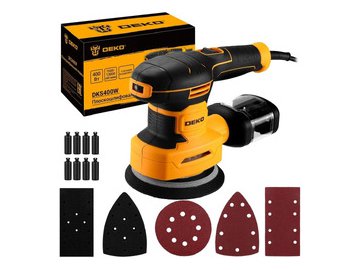 Эксцентриковая шлифмашина Deko DKS400W 085-1058