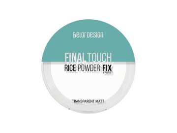 Пудра для лица BELORDESIGN Final touch рисовая рассыпчатая, 10 г