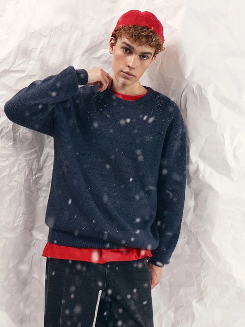 Джемпер мужской синий, фото 1 из 8