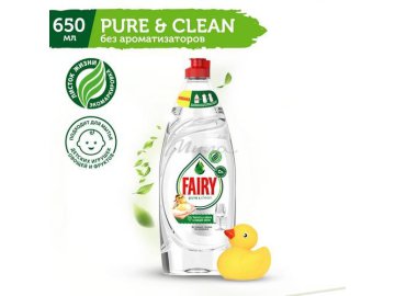 Средство для мытья посуды FAIRY Pure&Clean, 650 мл