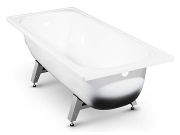Ванна стальная ANTIKA 150х70х40 (белая орхидея) с опорной подставкой без ранта