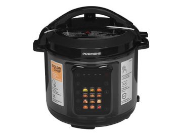 Мультиварка-скороварка РЕДМОНД MP111 Черный 5 элемент