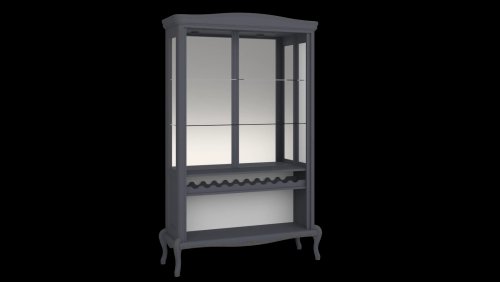 Шкаф с витриной Монако ММ-410-02, фото 1 из 6