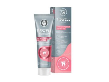 Паста зубная TISWELL реминерализующая с наногидроксиапатитом для чувствительных зубов, 110 г
