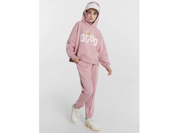 Анорак для девочек зефирно-розовое с печатью Марк Формель