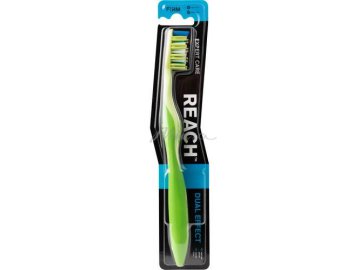 Щетка зубная REACH Dual effect Массаж дёсен, жесткая