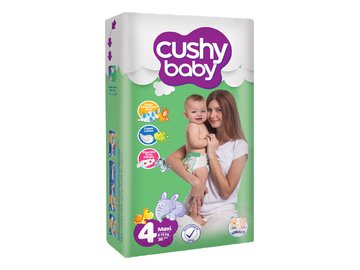 Подгузники Cushy Baby Maxi (60 шт)