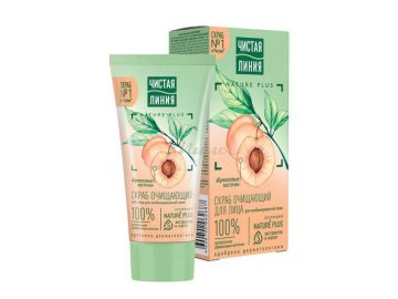 Скраб для лица ЧИСТАЯ ЛИНИЯ Очищающий, 50 мл