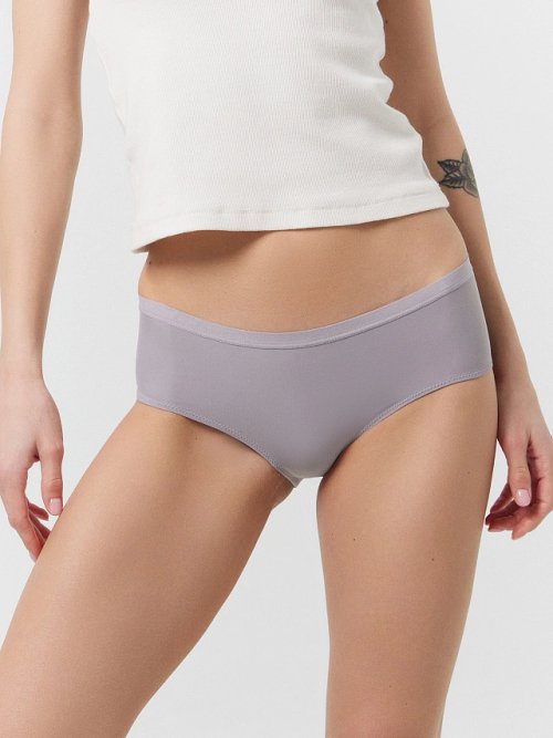 Трусы шортики женские серые, фото 2 из 24