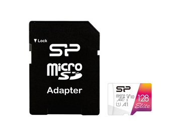 Карта памяти Silicon-Power Elite microSDXC SP128GBSTXBV1V20SP 128GB (с адаптером) в Мозыре 5 элемент