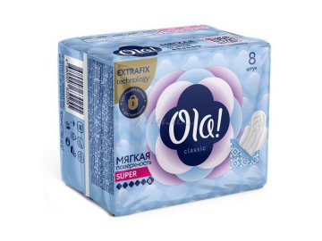 Прокладки женские OLA! Сlassic Super, 8 шт