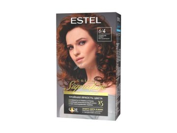 Крем-гель краска для волос ESTEL Color Signature, тон 6.4 Индийский сандал, 150 мл